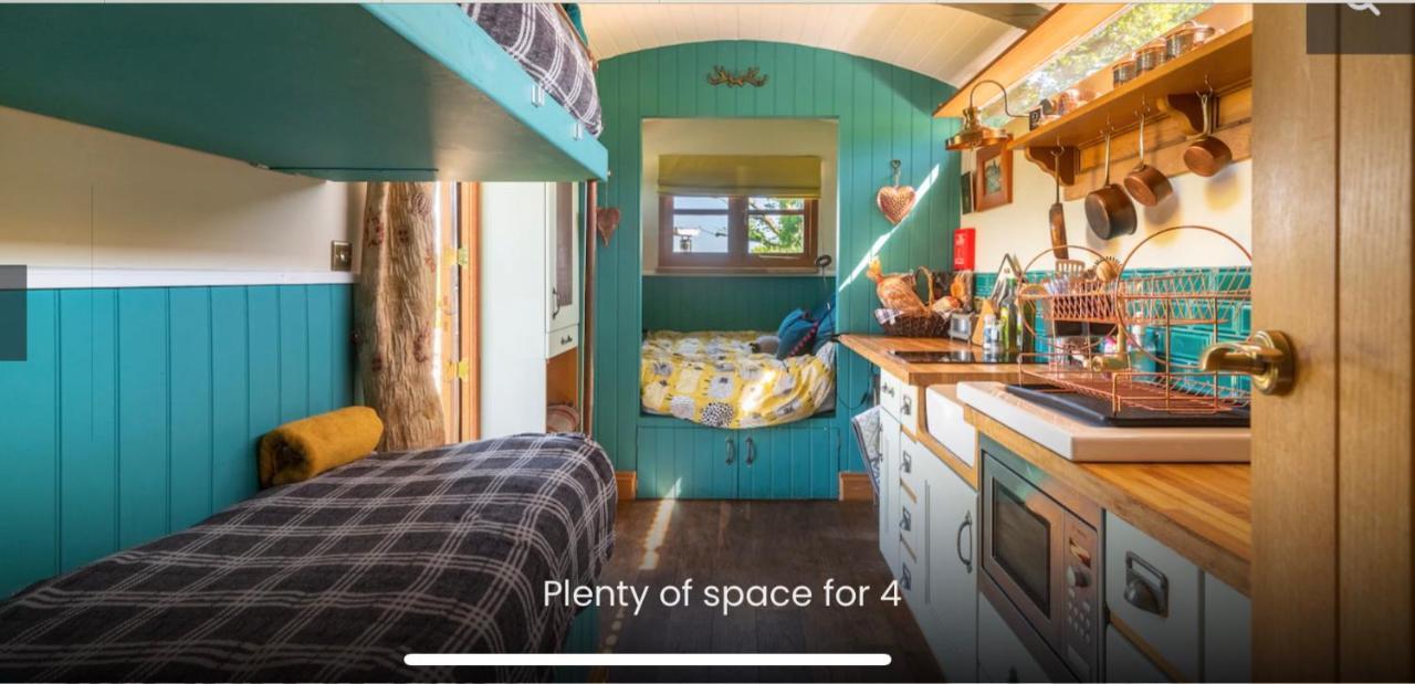 Shepherds Hut With Scandinavian Hot Tub And Hydromassager Sway Zewnętrze zdjęcie